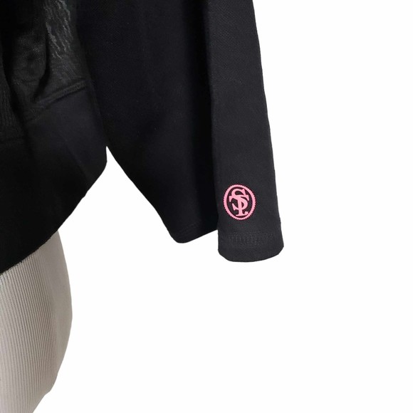 Sophie Theallet for Livi Active Plus Size 18/20 Black Pullover Crop Sweatshirt - Picture 4 of 8